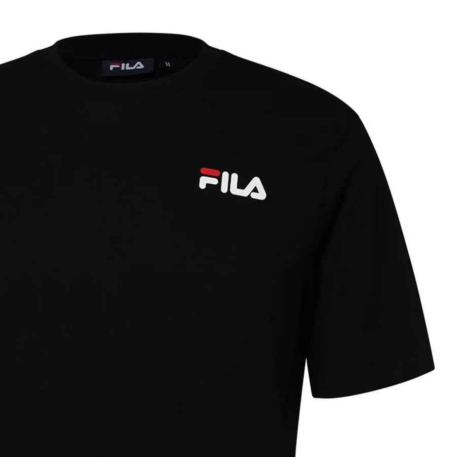 Fila Chaz Men's Black Crew Neck Logo T-Shirt