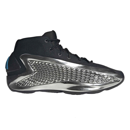 adidas Antony Edwards 1 shoes men's black and chrome basketball trainers RRP £120