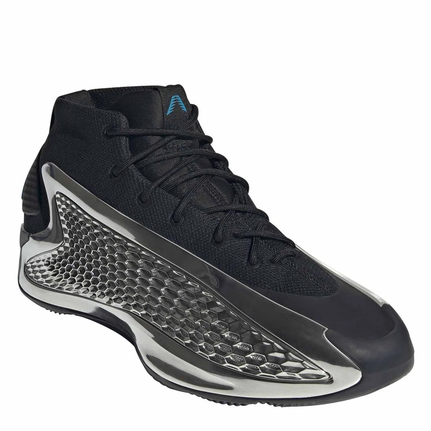 adidas Antony Edwards 1 shoes men's black and chrome basketball trainers RRP £120